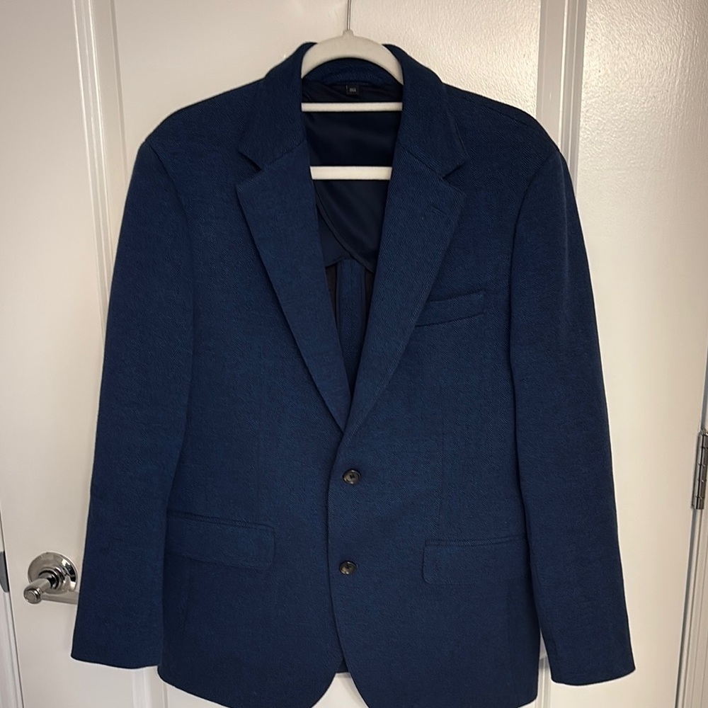 Bonobos Blue Sport Coat with Notched Lapel and Modern Fit